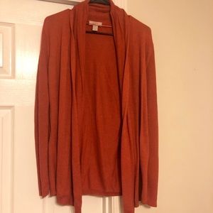 Loft Burnt Orange Cardigan